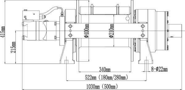 วินซ์ไฮโดรลิค รันวา 33000 ปอนด์ 15 ตัน รถยก รถบรรทุก HYDRAULIC WINCH RECOVERY TRUCK 33000 LBS 15 TONS RUNVA