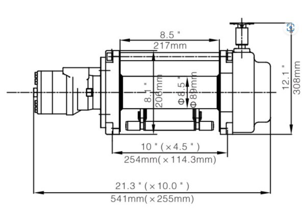 วินซ์ไฮโดรลิค รันวา 15000 ปอนด์ 7 ตัน รถยก รถบรรทุก HYDRAULIC WINCH RECOVERY TRUCK 15000 LBS 7 TONS RUNVA